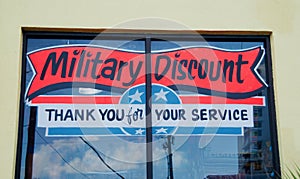 Military Discount Thank You For Your Service photo